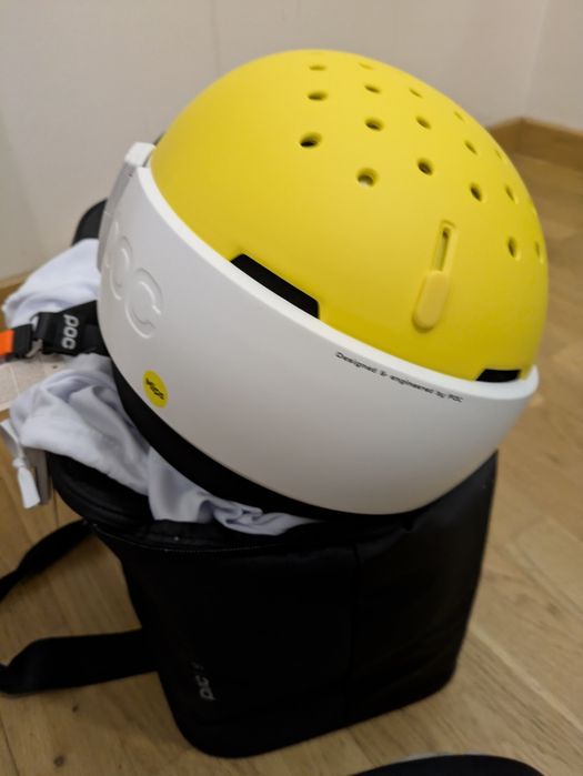 POC Levator 55 58 MIPS M L kask narciarski snowboardowy wizjer szyba