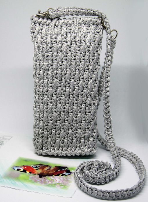 Torebka - etui do smartfonów – ręcznie robiona – nr kat. (EDS6)