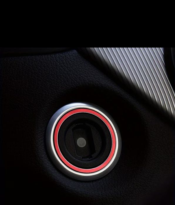 Aro em vermelho da ignição mercedes A B C GLA GLC CLA,Classe GL...