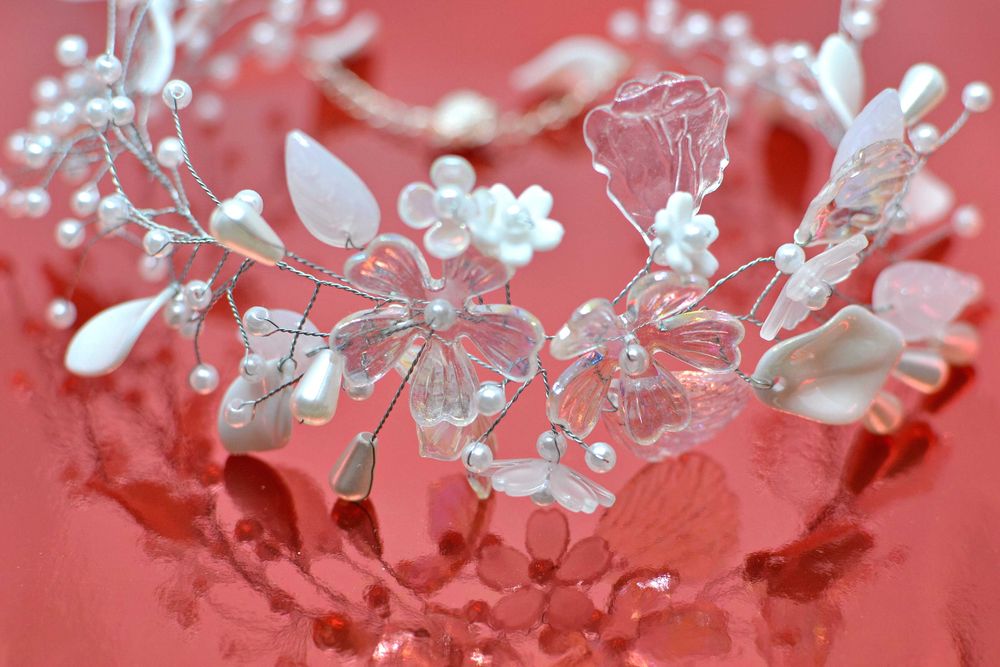 Ручна робота Прикраса для волосся, діадема, віночок тіара корона