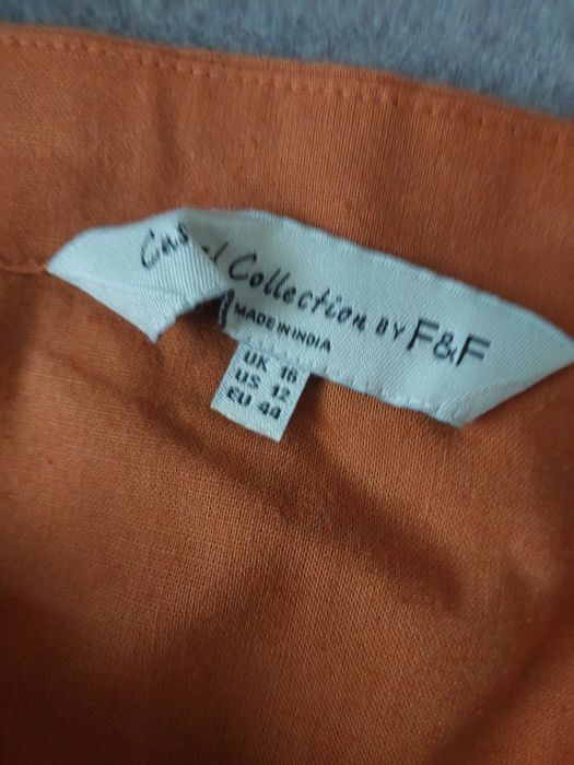 Стильний сарафан 48-50р котон+льон