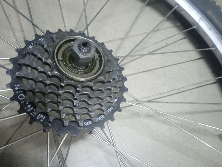 Koło MTB 26"tylne  aluminiowe kompletne