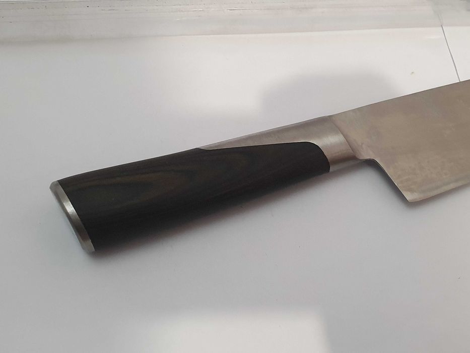 Super noż IKEA SLITBAR stal VG 10 Cro-Mo nowy tasak 21cm ostrze 8''