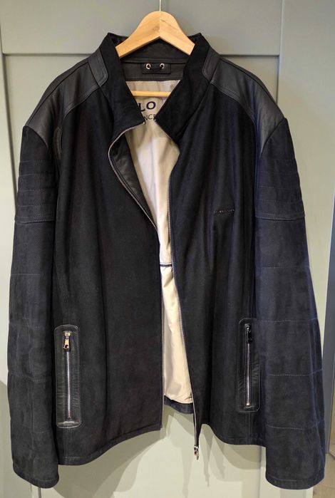 Kurtka skórzana męska XXL czarna Carlo Sarti