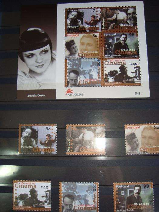 Colecção selos e blocos