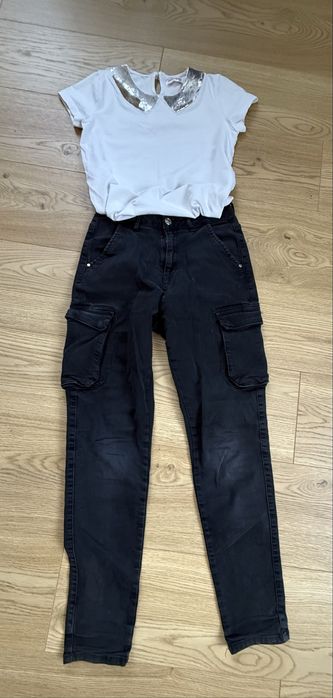 Spodnie dresy leginsy 4f r.158 plus gratis