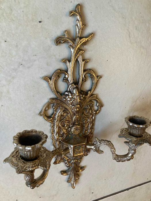 Подсвечник бронзовый