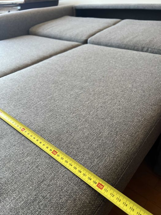 sofá cama de 2 lugares em excelente estado