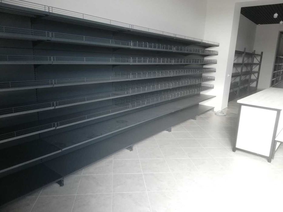 Стелажі для магазинів та складів. Розрахункові зони. Гранти на обладн.