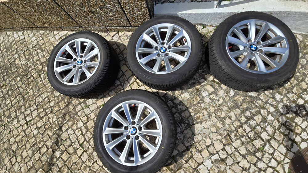Jogo Jantes 17  BMW originais 528i com pneus