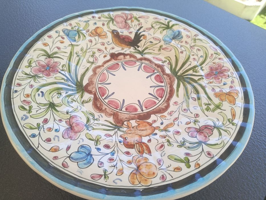 Terrina pintada á mão séc. XVII