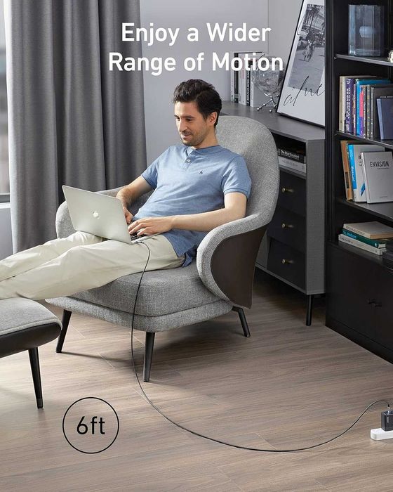 Кабель Anker 765 USB-C to USB-C 240W 1,80м