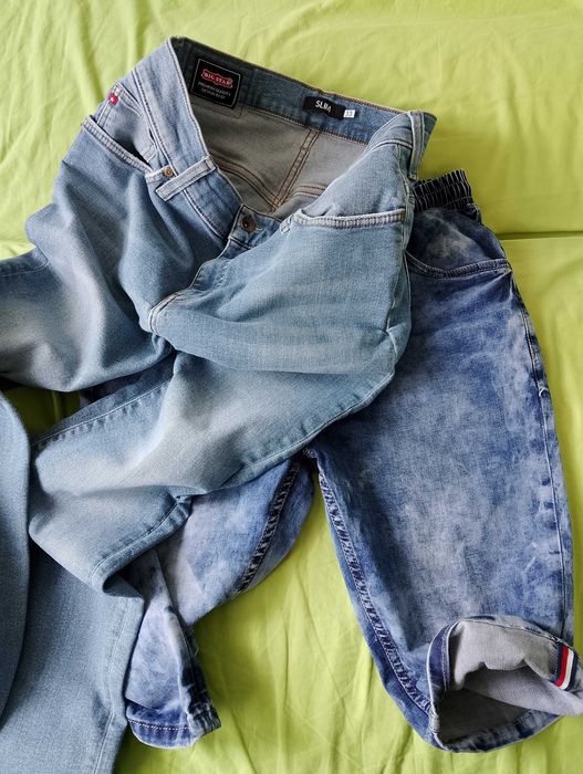 BIG STAR spodnie + krótkie spodenki JEANS