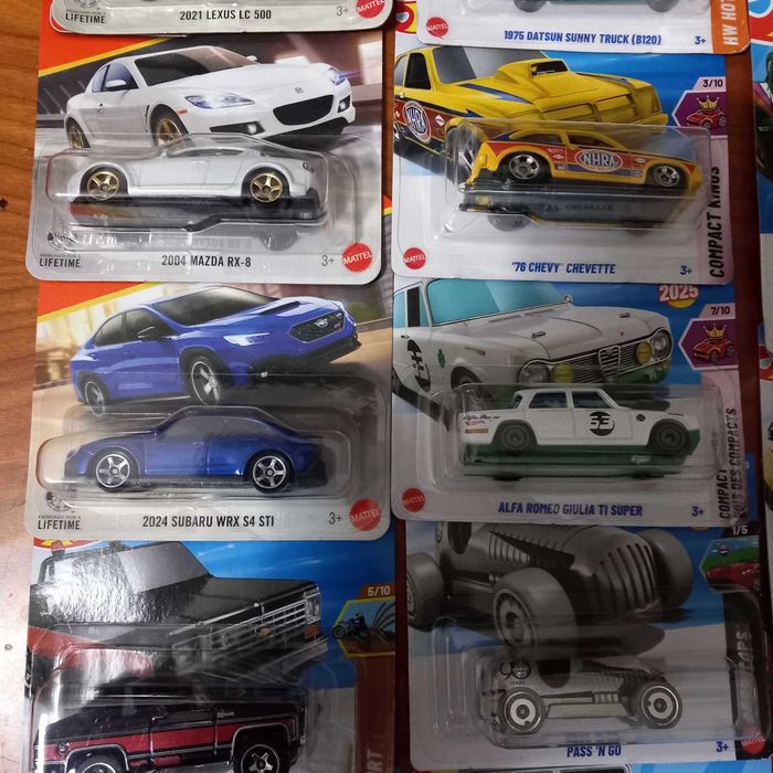 Hotwheels e Matchbox NOVOS com 20% de desconto