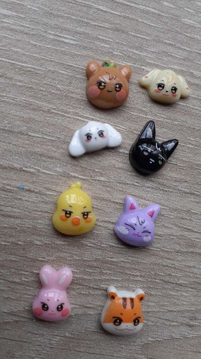 Aniteez resina ateez nail art decoração Hongjoong mingi kpop
