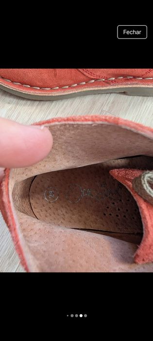 Botas camurça vermelha Oca Loca novas