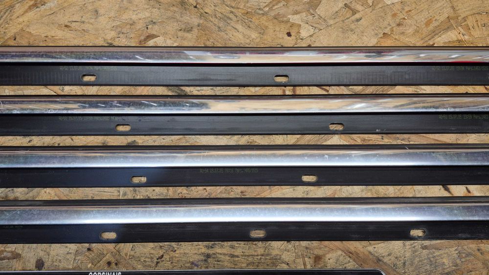 AUDI A4 B6-B7 (8E) Friso-Raspador Vidro CROMADOS originais COMO NOVOS