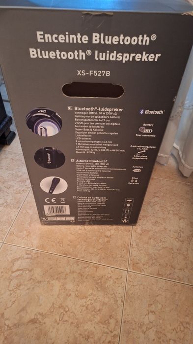 Enceinte Bluetooth altifalantes JVC