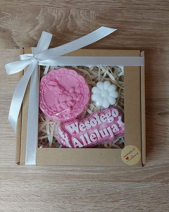 Zestaw mydełek glicerynowych.  Wielkanoc . Rękodzieło