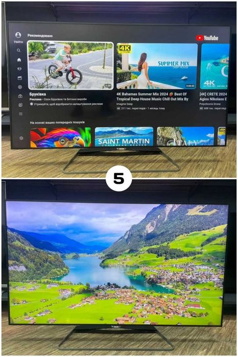 Телевізор SONY Direct LED 4K 55" дюйма Smart TV Wi-Fi 3D Бу ГАРАНТІЯ