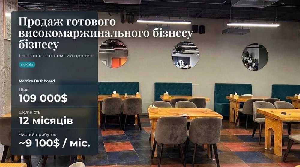 Photo de Продається Ресторан азійської кухні — Чистий прибуток 408,132 грн/міс - Restaurant