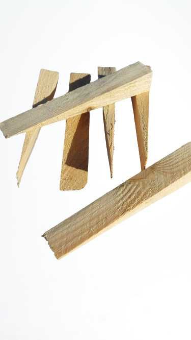 Kliny drewniane montażowe 500 szt