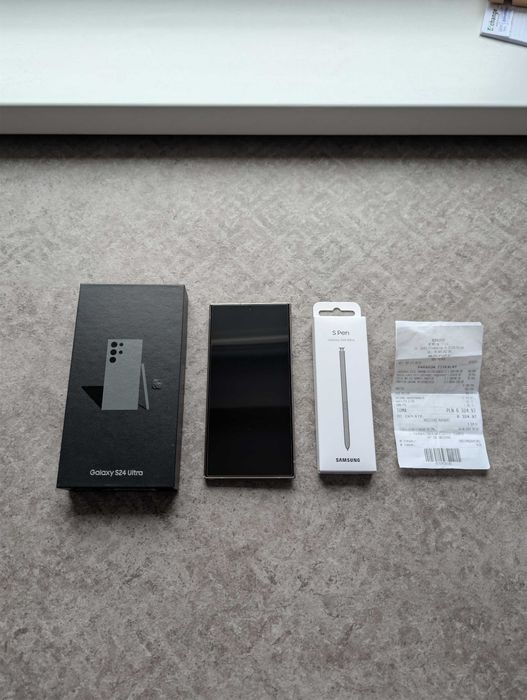 SAMSUNG S24 ULTRA 256 GB Titanium Gray Idealny Gwarancja MediaExpert