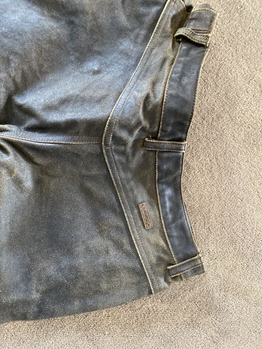 Spodnie Chanel skora i jeans .