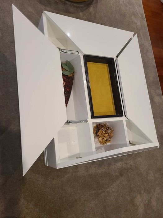 Moveis Sala Lacados a Branco - Alto Brilho