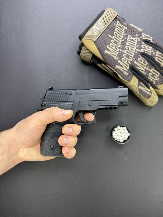 Металевий пістолет SS P226 metal — ZM23 (функціональна іграшка)