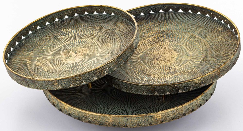 Набір таць декоративних 3 шт. 9x44,5x44,5/9x39,5x39,5/8,5x35x35 см