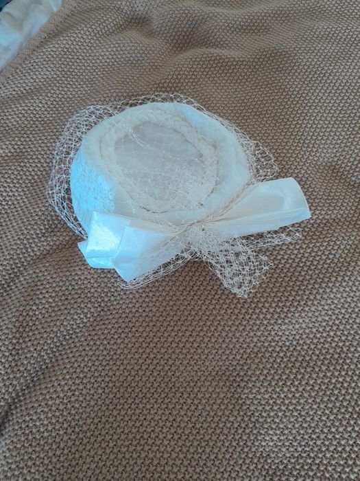 Toczek damski, retro, fascynator, ślub, wesele, komunia, kapelusz