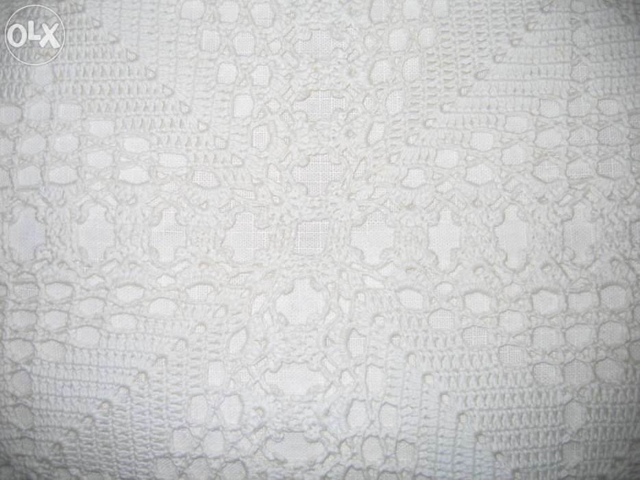 Colcha de algodão em croché, feita manual