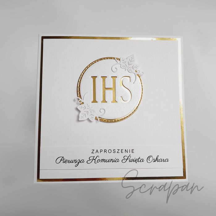 Zaproszenie na Pierwszą Komunię Świętą, komunijne