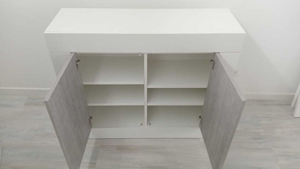 Móvel branco móveis samper novo