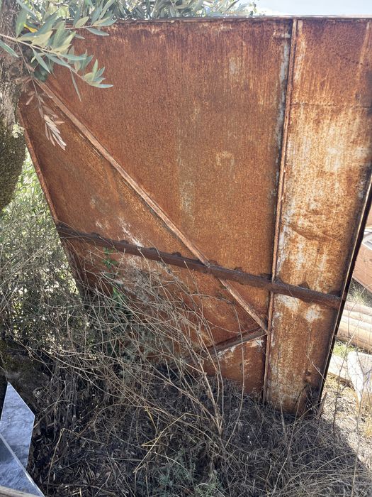 Portao de ferro duas folhas