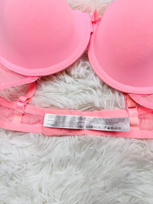 Biustonosz usztywniany 75B różowy