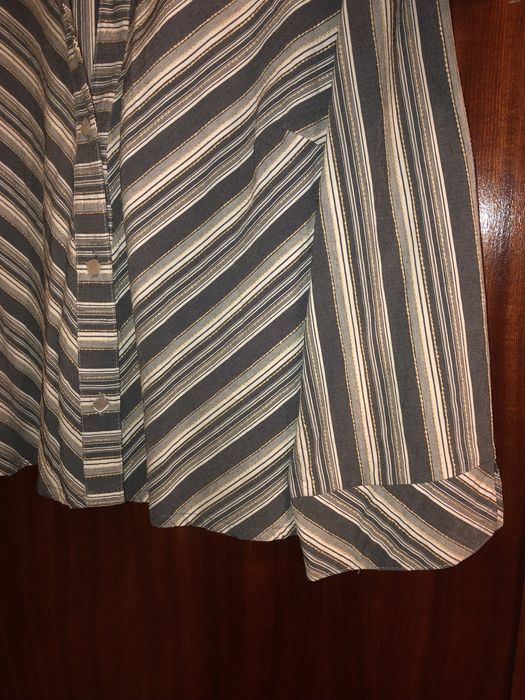 Camisa cintada, manga larga