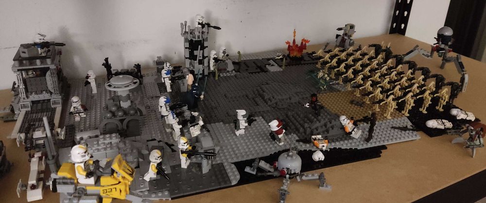 LEGO Star Wars Clone Wars - MOC - Pole bitwy