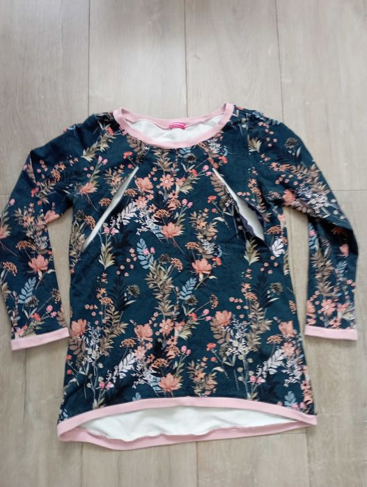 Dwie piękne bluzy ciążowe i do karmienia + jeansy gratis