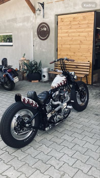 Harley bobber evo custom fat boy