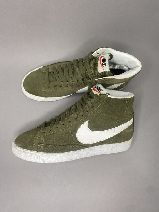 Nike Blazer замшеві високі кросівки спортивні топові кроссовки база 40р найк