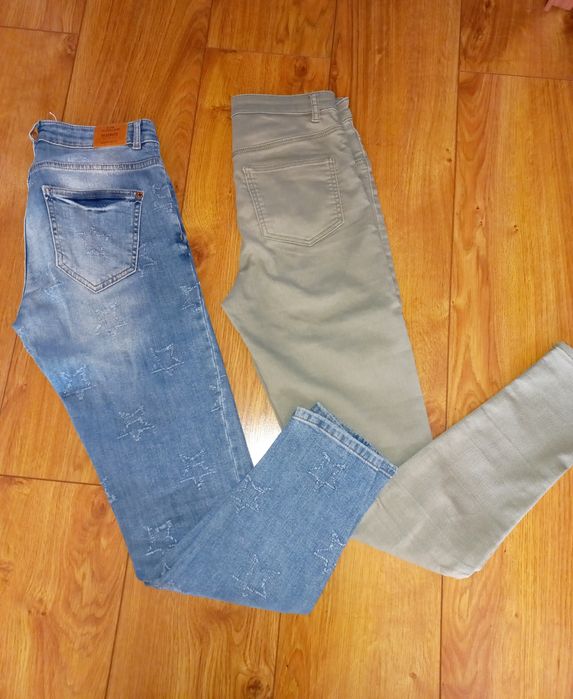 HM jeansy skinny 164 rurki spodnie jeansowe Reserved