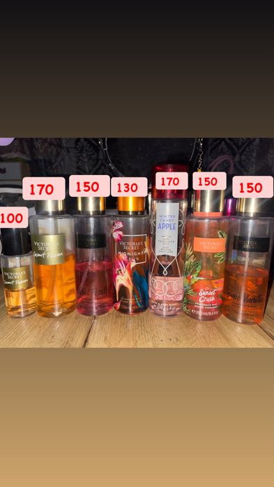 Спрей міст.Mist . Місти Victoria’s Secret , Pink , bath and body works