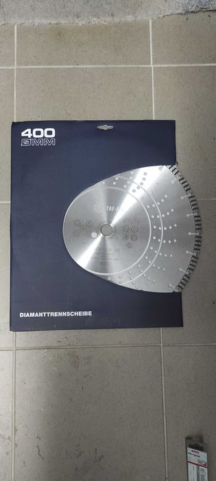 Tarcza diamentowa 400 mm do betonu, granitu, klinkieru marki Taf - Fix