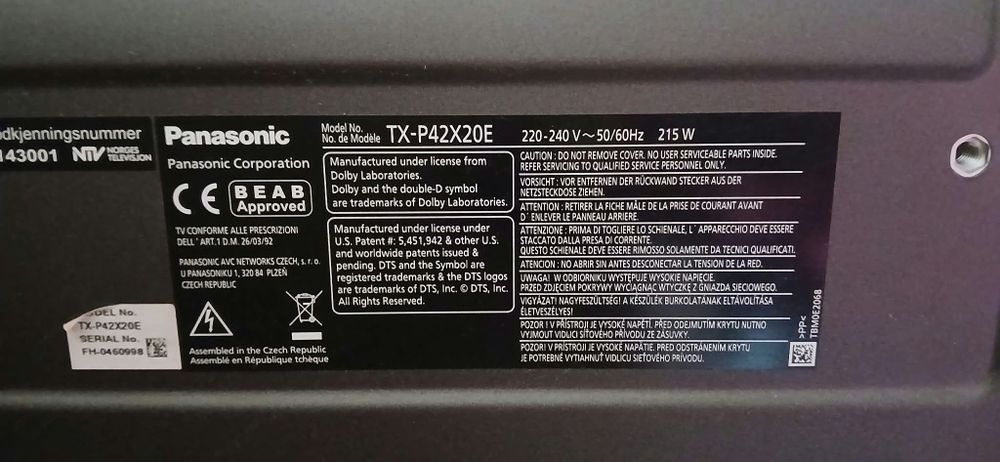 Telewizor Panasonic 42 cale