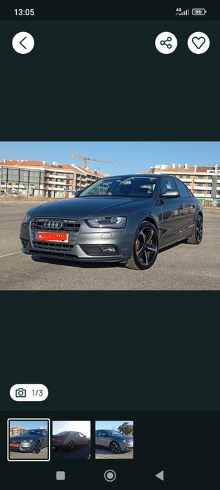 Audi A4 sedan 2015