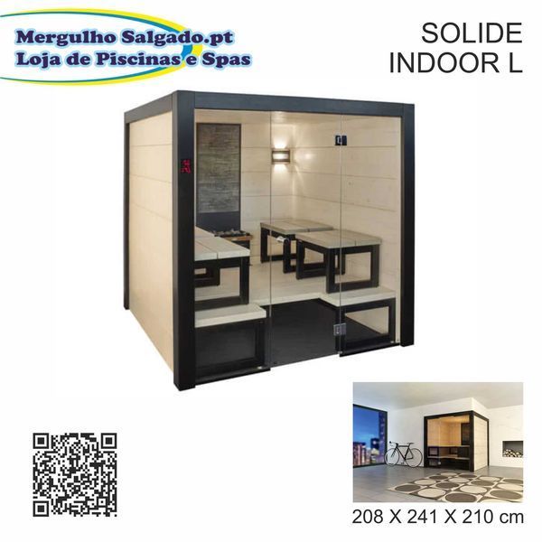 Sauna vapor Solide Indoor L robustez e qualidade - Preço sob consulta