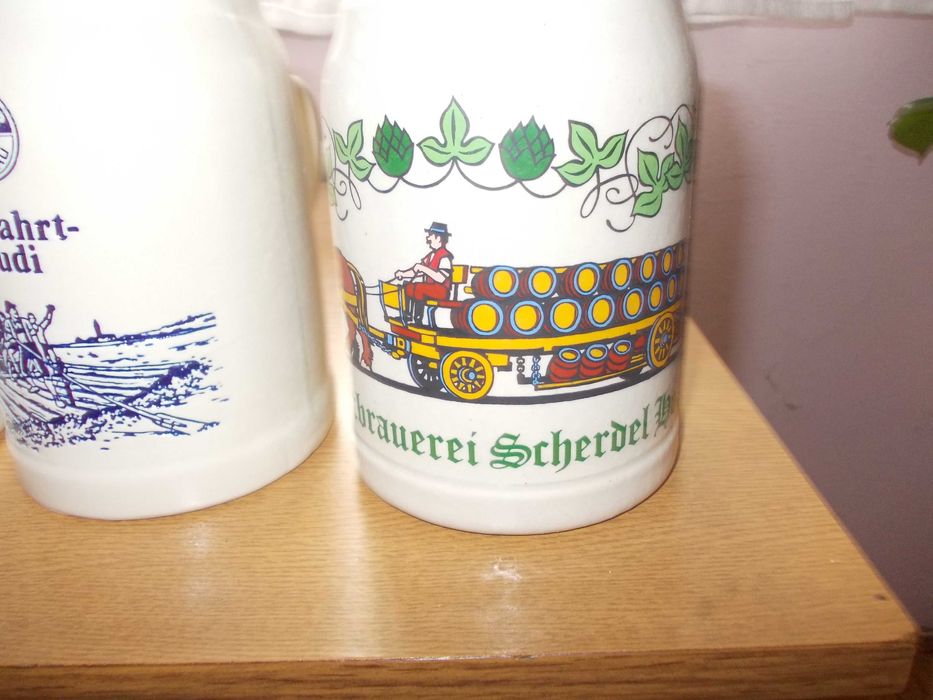 Kufle ceramiczne do piwa -komplet