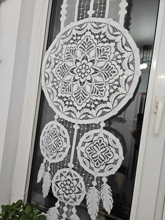 Dwa panele okienne 45 x 130 cm łapacz snów dekoracja okno 2 sztuki